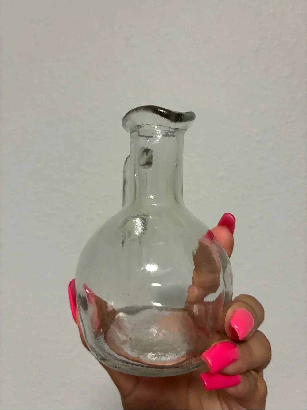 Clear Glass Oil Cruet Bottle with Stopper - Clear